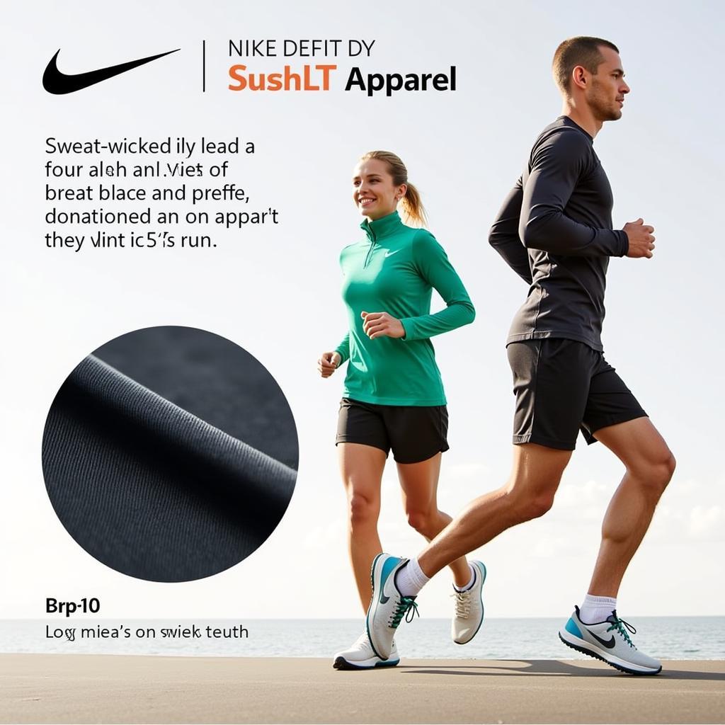 Quần áo chạy bộ Nike với công nghệ Dri-FIT