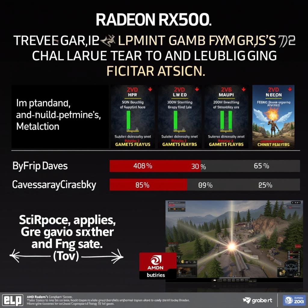 Hiệu năng chơi game của AMD Radeon RX500