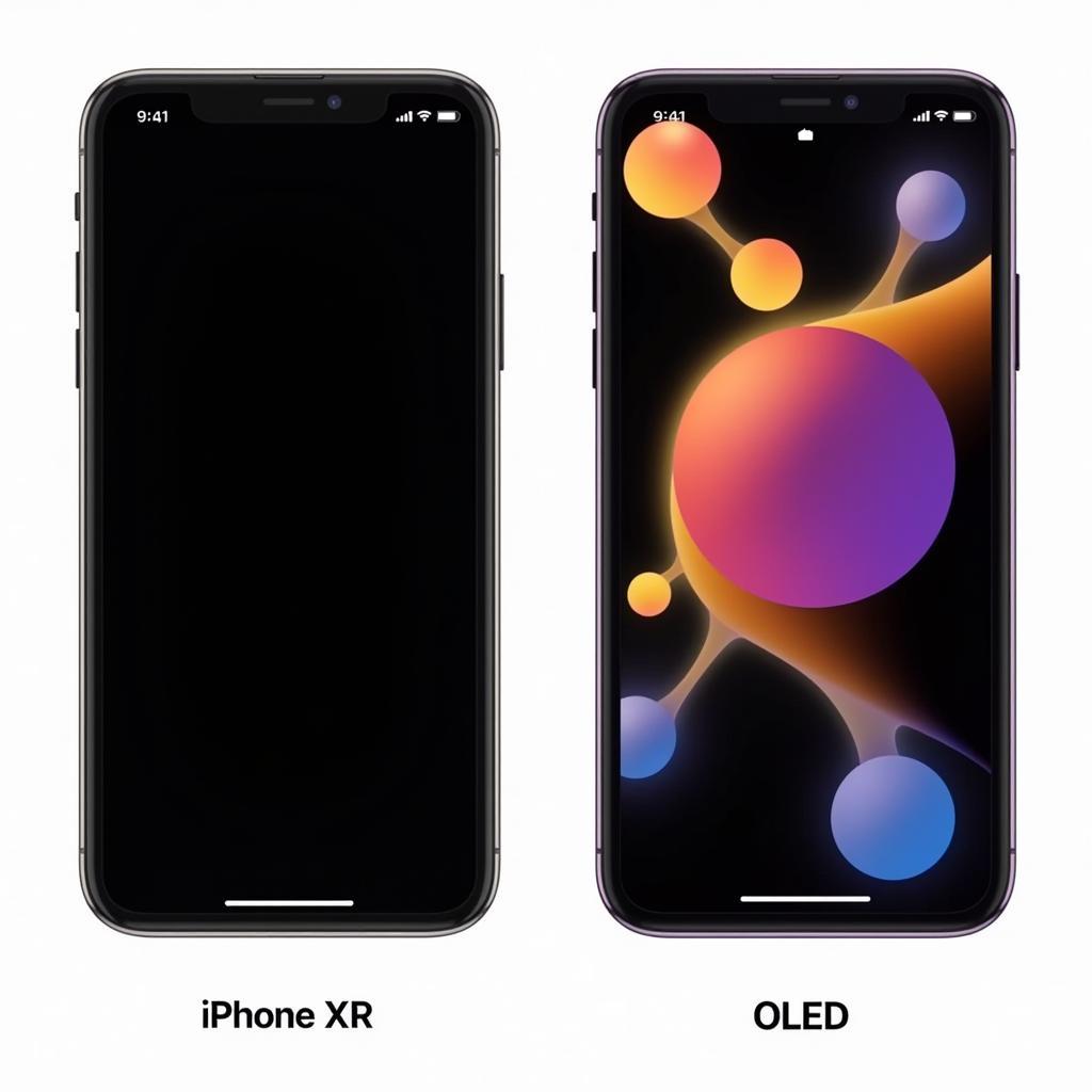 So sánh màn hình iPhone XR và màn hình OLED