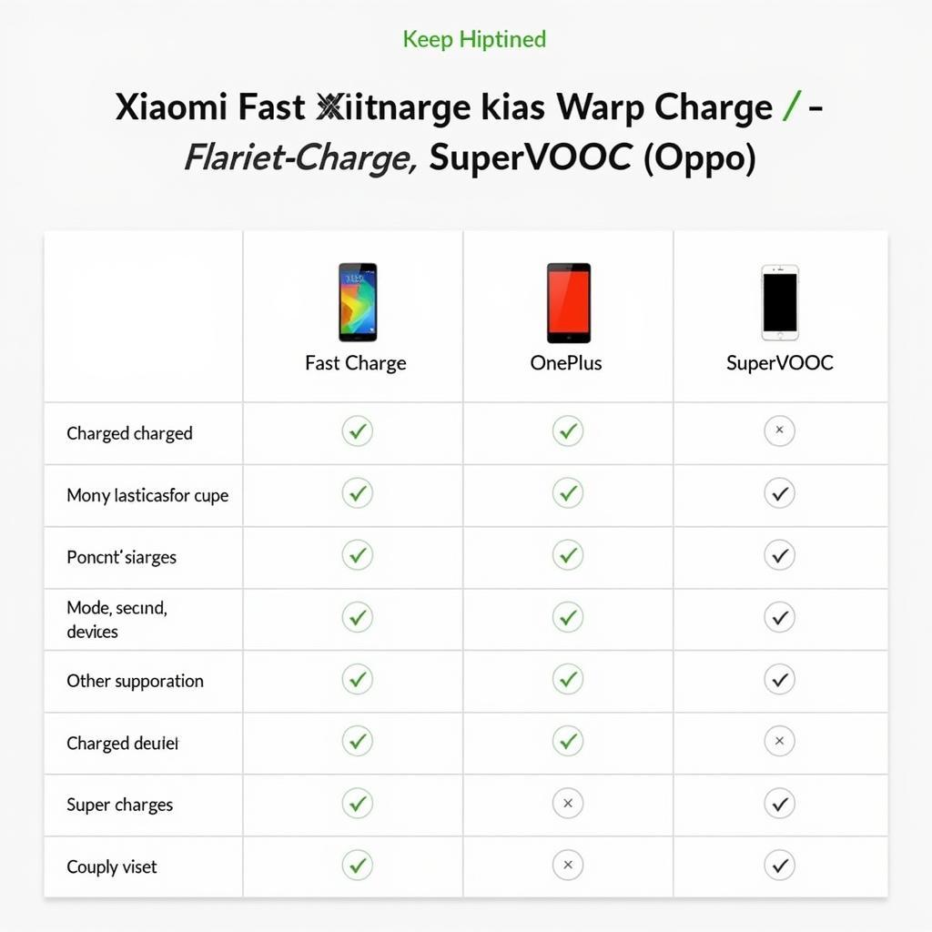 So sánh Xiaomi Fast với các công nghệ sạc nhanh khác