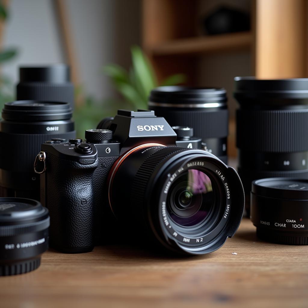 Sony Alpha với khả năng thay đổi ống kính linh hoạt