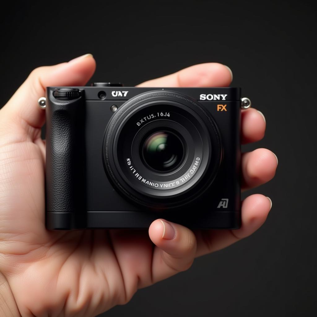 Sony RX100 Mark IV cầm trên tay