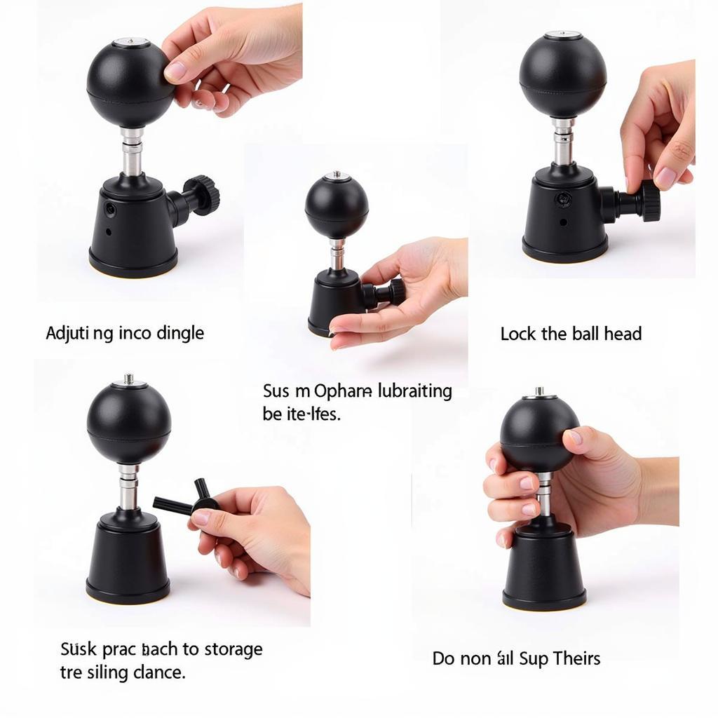 Sử dụng và bảo quản Ball Head