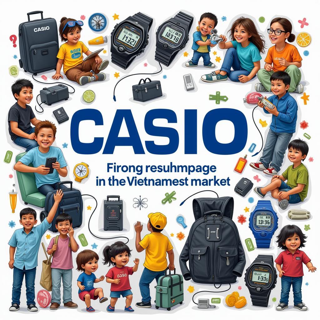 Tầm ảnh hưởng của logo Casio tại thị trường Việt Nam