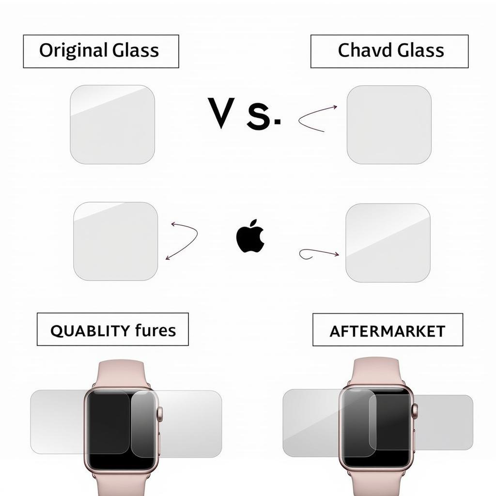 Các loại kính thay thế cho Apple Watch