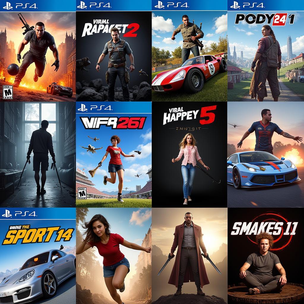 Các thể loại game PS4 phổ biến