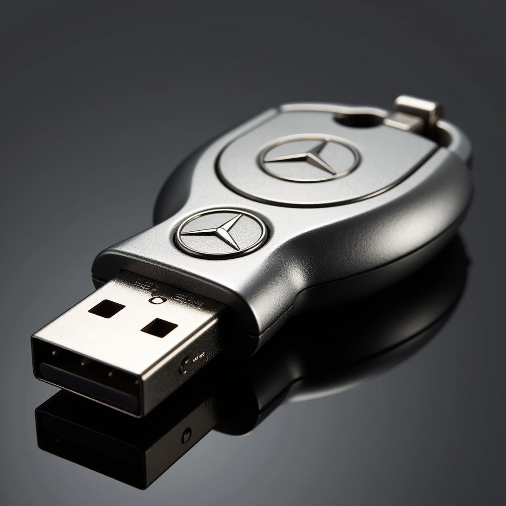 USB hình chìa khóa ô tô Mercedes