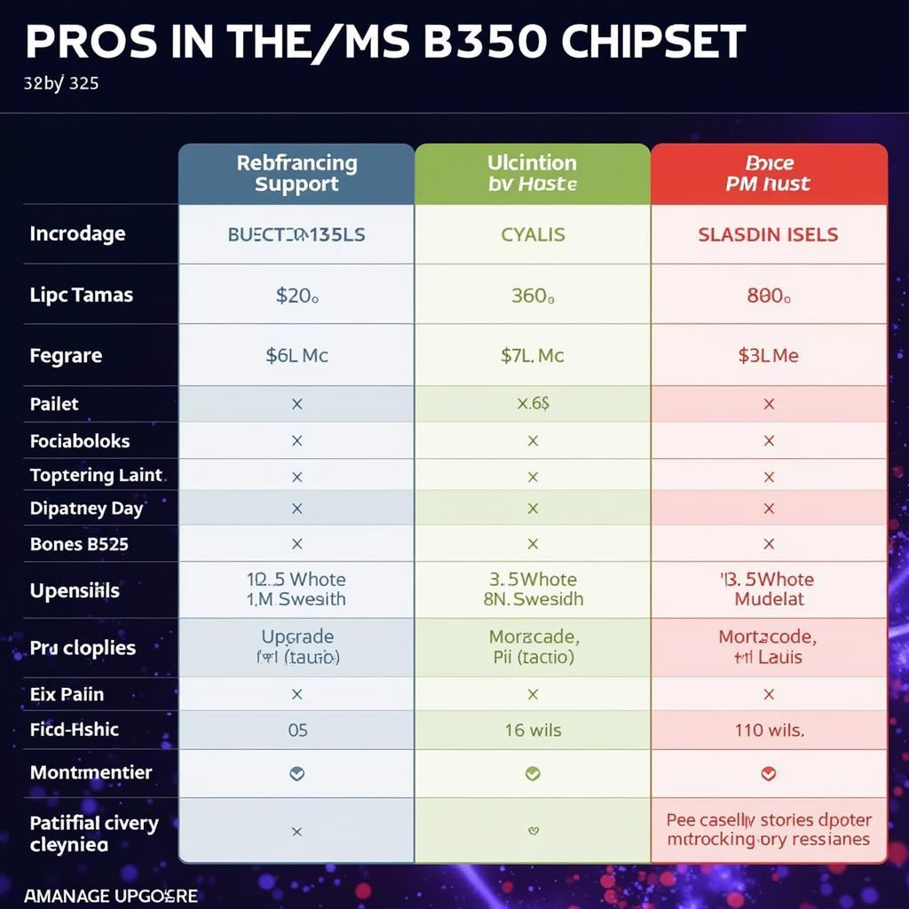 Ưu Nhược Điểm B350 Chipset