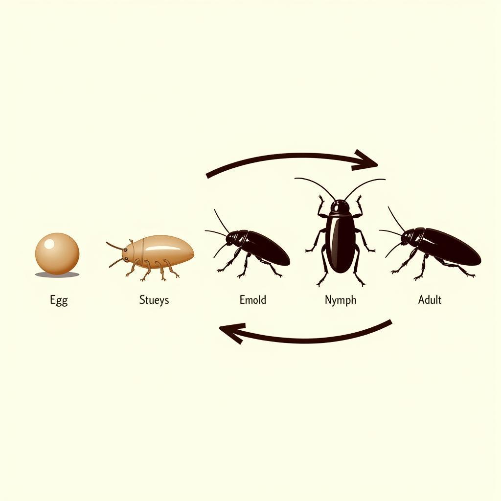 Vòng đời của gián