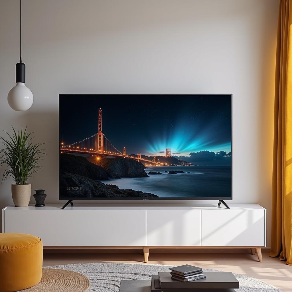 Xiaomi TV 75 inch: Thiết kế sang trọng và hiện đại